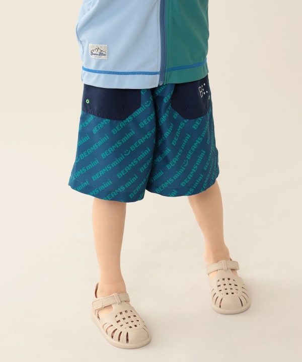 BEAMS mini（ビームス ミニ）ロゴ スイムショーツ（Boys 100～130cm
