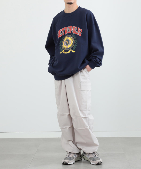 週末セール開催 philme logo sweat ロゴスウェット ivory M