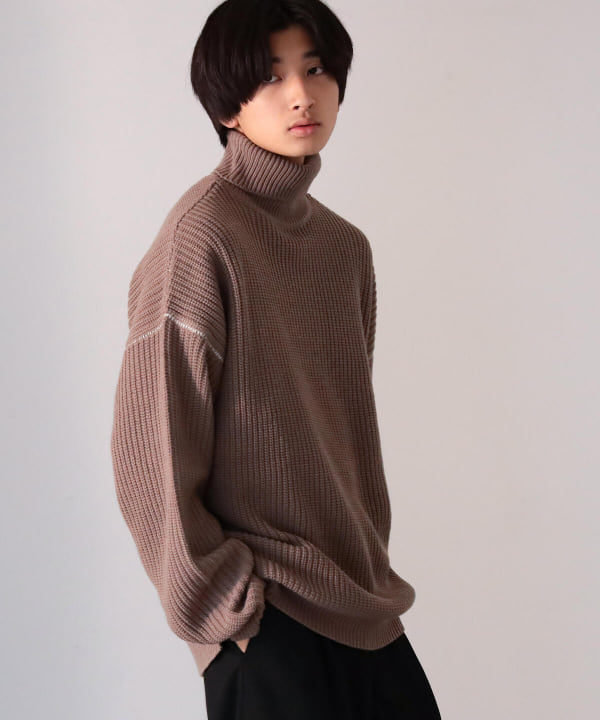 オンライン ストア BEAMS(ビームス) 22AW both side knit 両面ニット