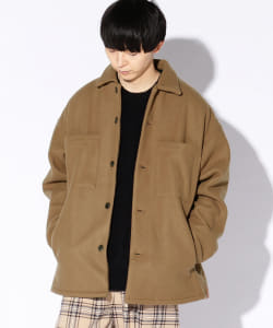 BeAMS DOT / ニットメルトン 中綿ブルゾン