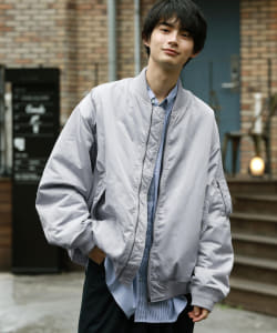 BeAMS DOT / オーバーサイズ MA-1 ジャケット