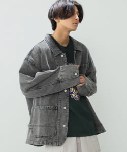 BeAMS DOT / デニム カバーオール