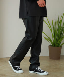 BeAMS DOT / フェイクレザーパンツ