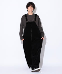 BeAMS DOT / コーデュロイ ワイドオーバーオール