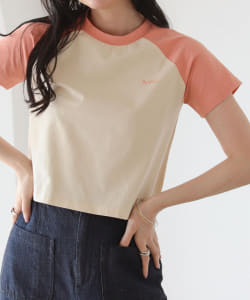 【WEB限定】BeAMS DOT / JUICED刺繍 ミニTシャツ