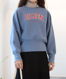 BeAMS DOT / アソート柄 裏起毛 カレッジロゴスウェット