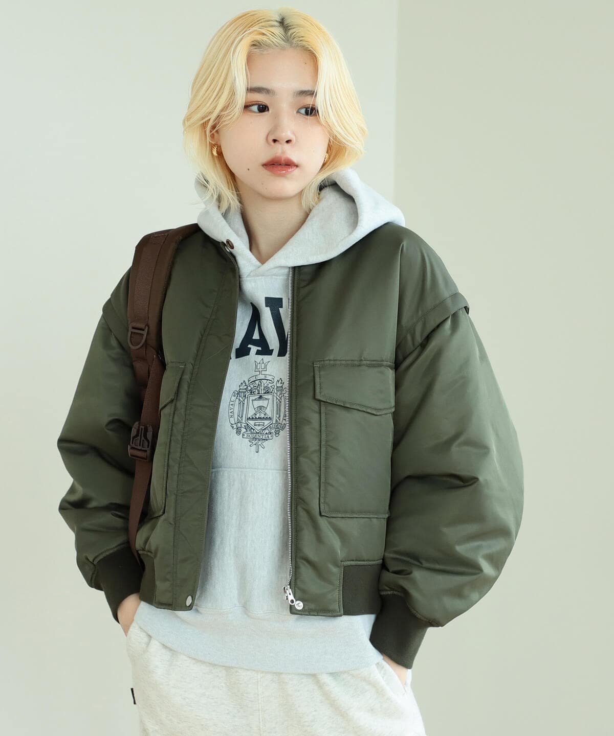 BeAMS DOT（ビームスドット）【WEB限定】BeAMS DOT / Wポケット MA-1（ブルゾン ブルゾン）通販｜BEAMS