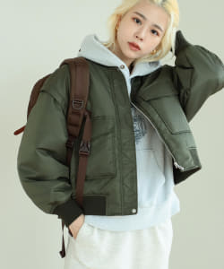 BeAMS DOT / Wポケット MA-1