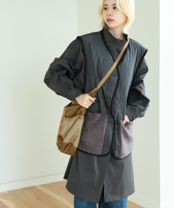 BeAMS DOT（ビームスドット）【WEB限定】BeAMS DOT / 3way キルティングベスト＆モッズコート（コート モッズコート）通販｜ BEAMS