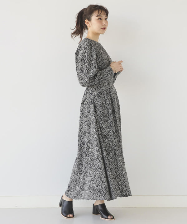 Beams Dot ビームスドット Web限定 Beams Dot 小花柄 ロングワンピース ワンピース ワンピース 通販 Beams