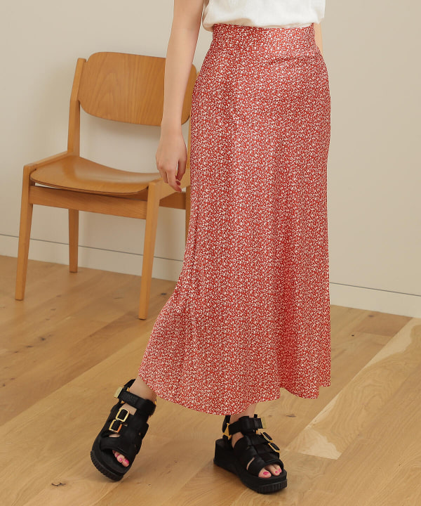 Beams Dot ビームスドット アウトレット Beams Dot ナロー花柄スカート スカート スカート 通販 Beams