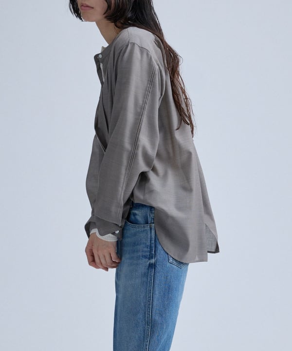 Sheer Tucked Blouse