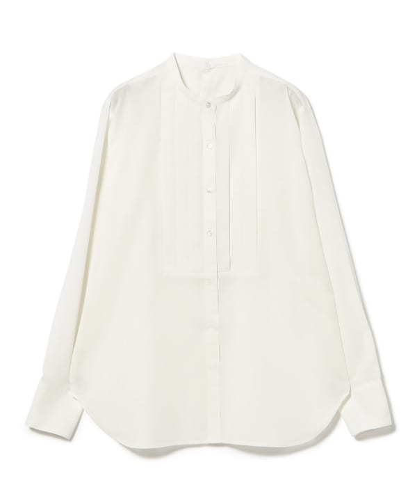 Sheer Tucked Blouse