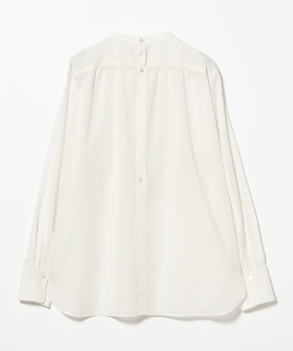 Sheer Tucked Blouse