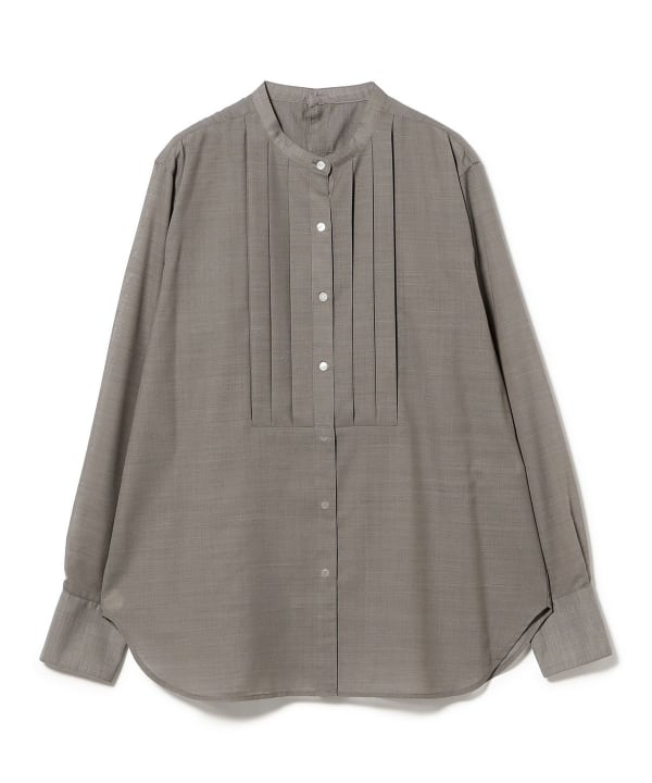 Sheer Tucked Blouse