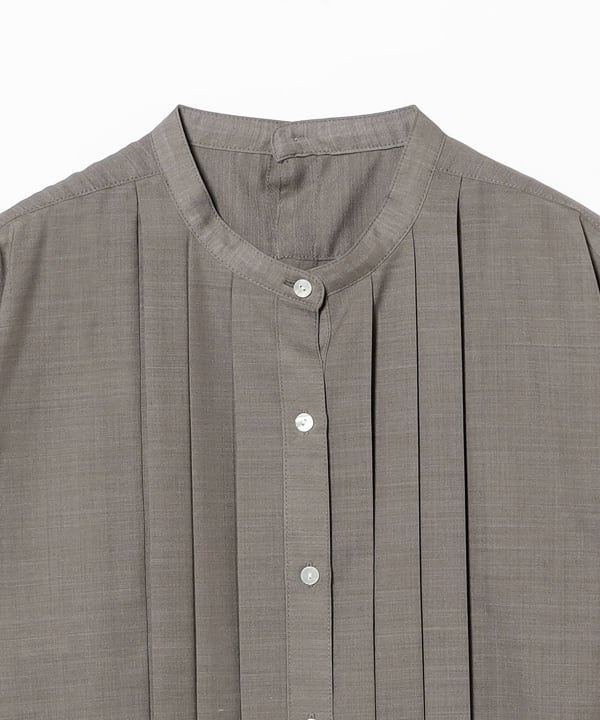 Sheer Tucked Blouse