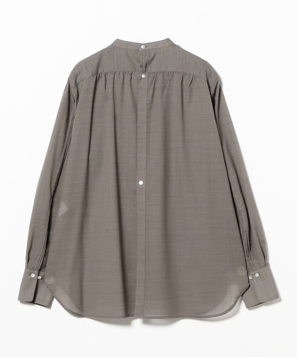 Sheer Tucked Blouse