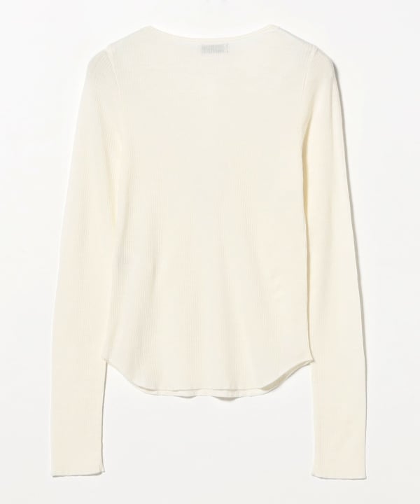 Ribbed Henley Pullover