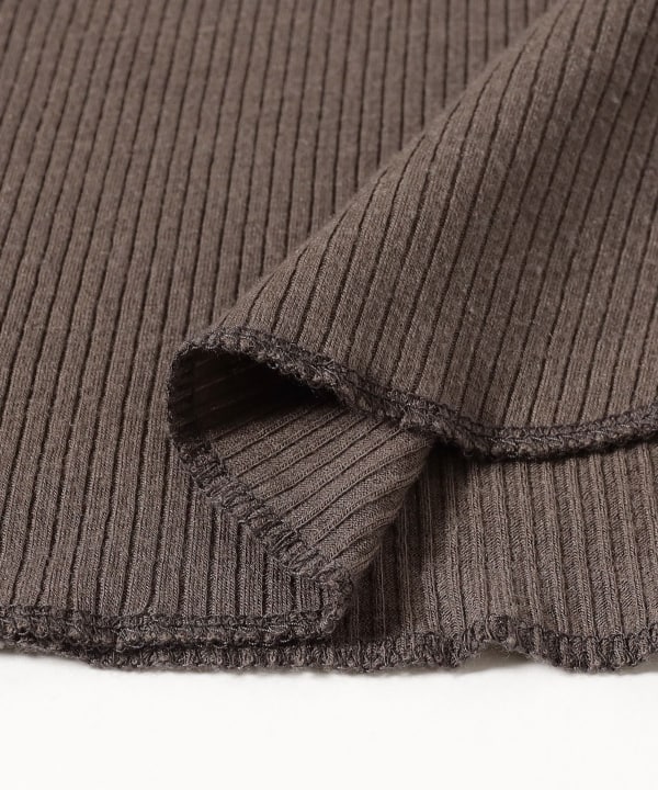 Ribbed Henley Pullover