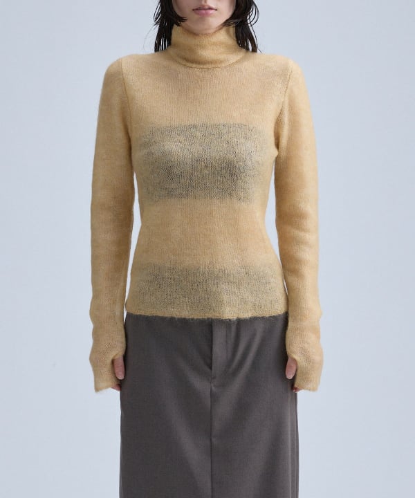 Mohair Reversible Knit Model：H170 B83 W60 H87　Size：38(M)