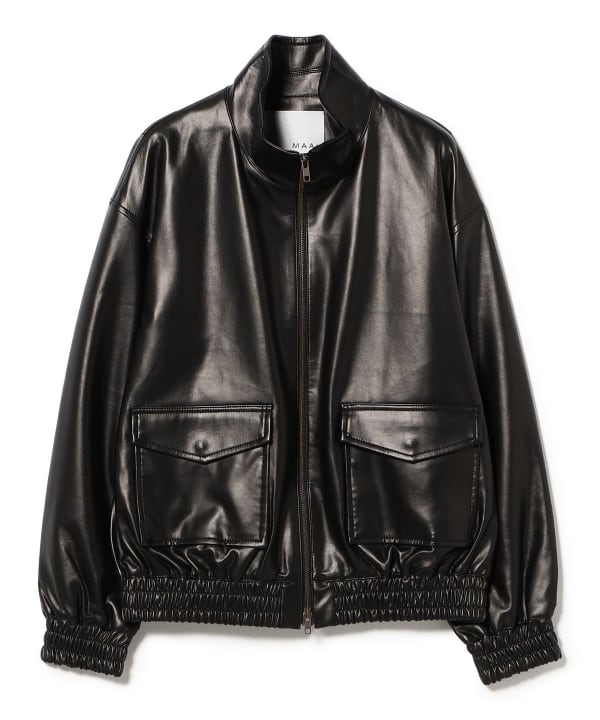 Fake Leather Blouson