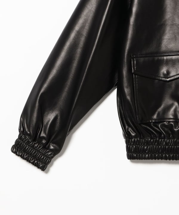 Fake Leather Blouson