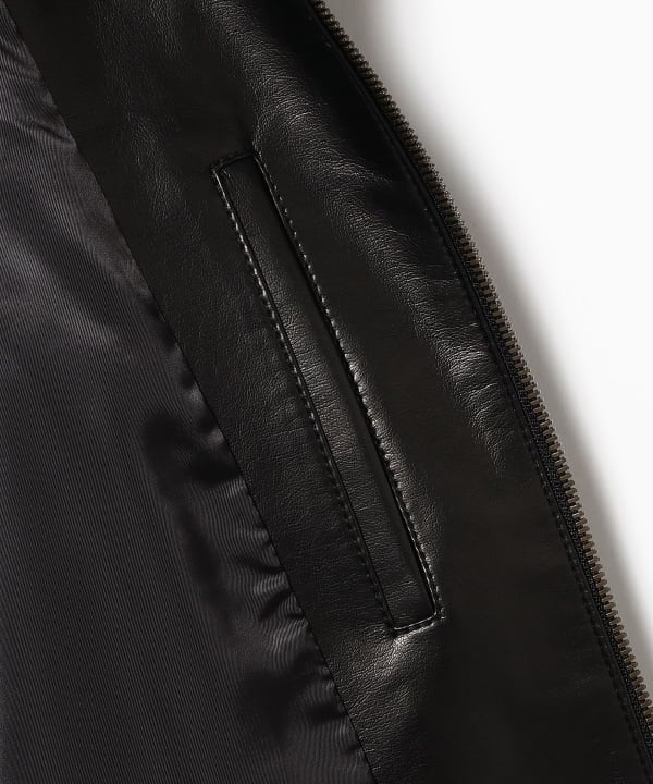 Fake Leather Blouson