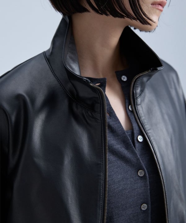 Fake Leather Blouson