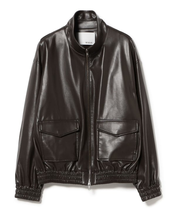 Fake Leather Blouson