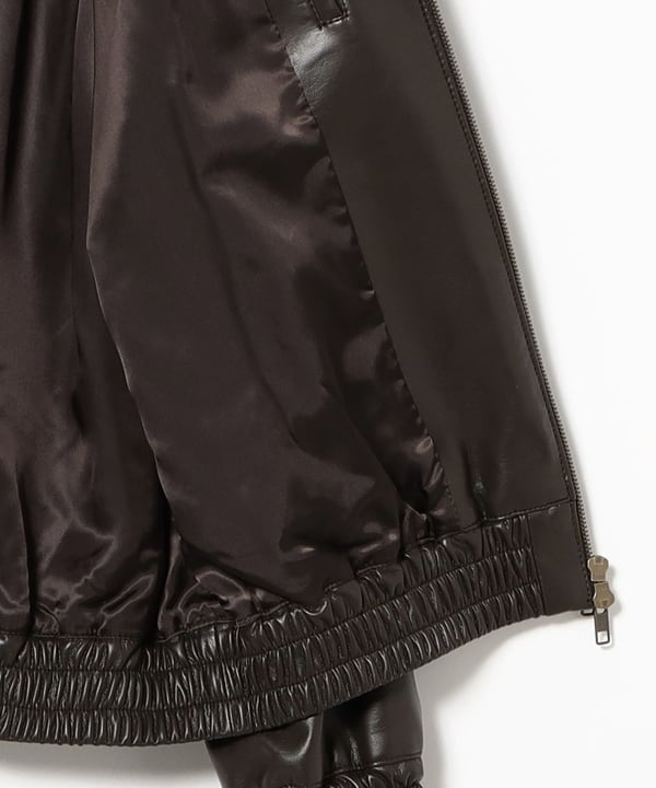 Fake Leather Blouson