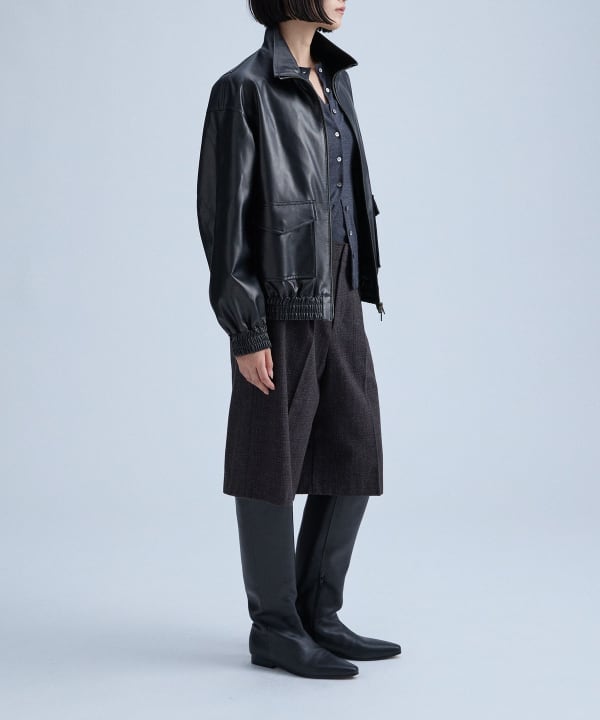 Fake Leather Blouson