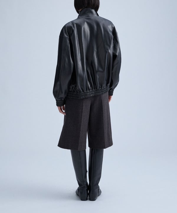 Fake Leather Blouson