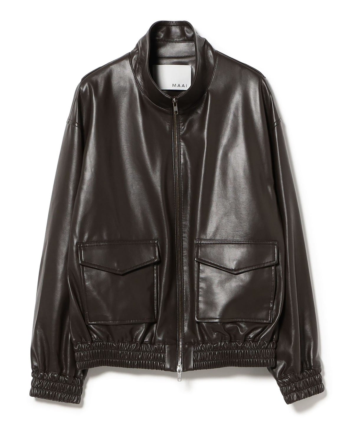 MAAI Fake Leather Blouson (Blouson, Leather Blouson) - Available