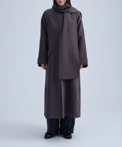 Scarf neck Coat