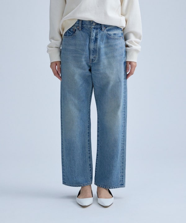 Straight Denim Pants Model：H170 B76 W59 H86　Size：36(M)