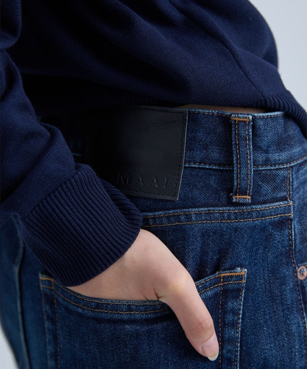 Straight Denim Pants