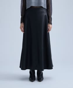 Fake Leather Skirt