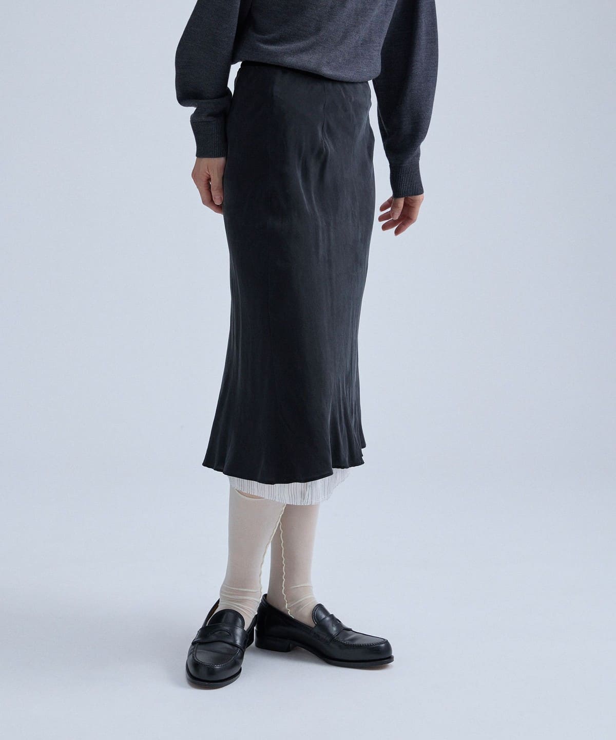MAAI（マアイ）Reversible Skirt（スカート ミディ・ミモレ丈スカート