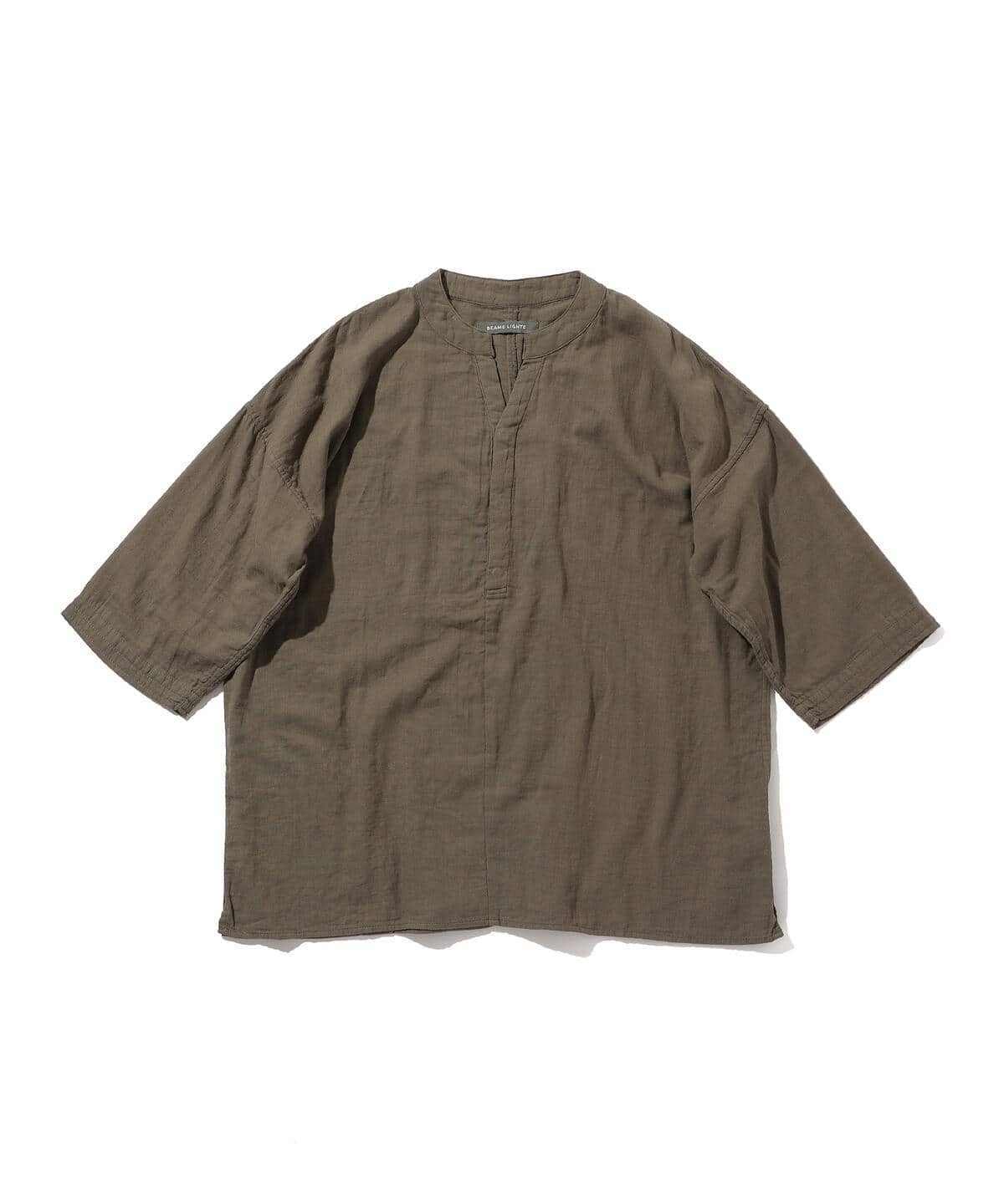 BEAMS LIGHTS ビームス ライツ / トゥルーコットン ガーゼ プルオーバー シャツ シャツ・ブラウス MEN GREIGE S BEAMS LIGHTS ビームス ライツ / トゥルーコットン ガーゼ プルオーバー シャツ シャツ・ブラウス MEN GREIGE S