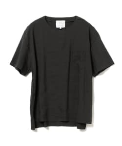 ▲BEAMS LIGHTS / リネンレーヨンウーブンTシャツ
