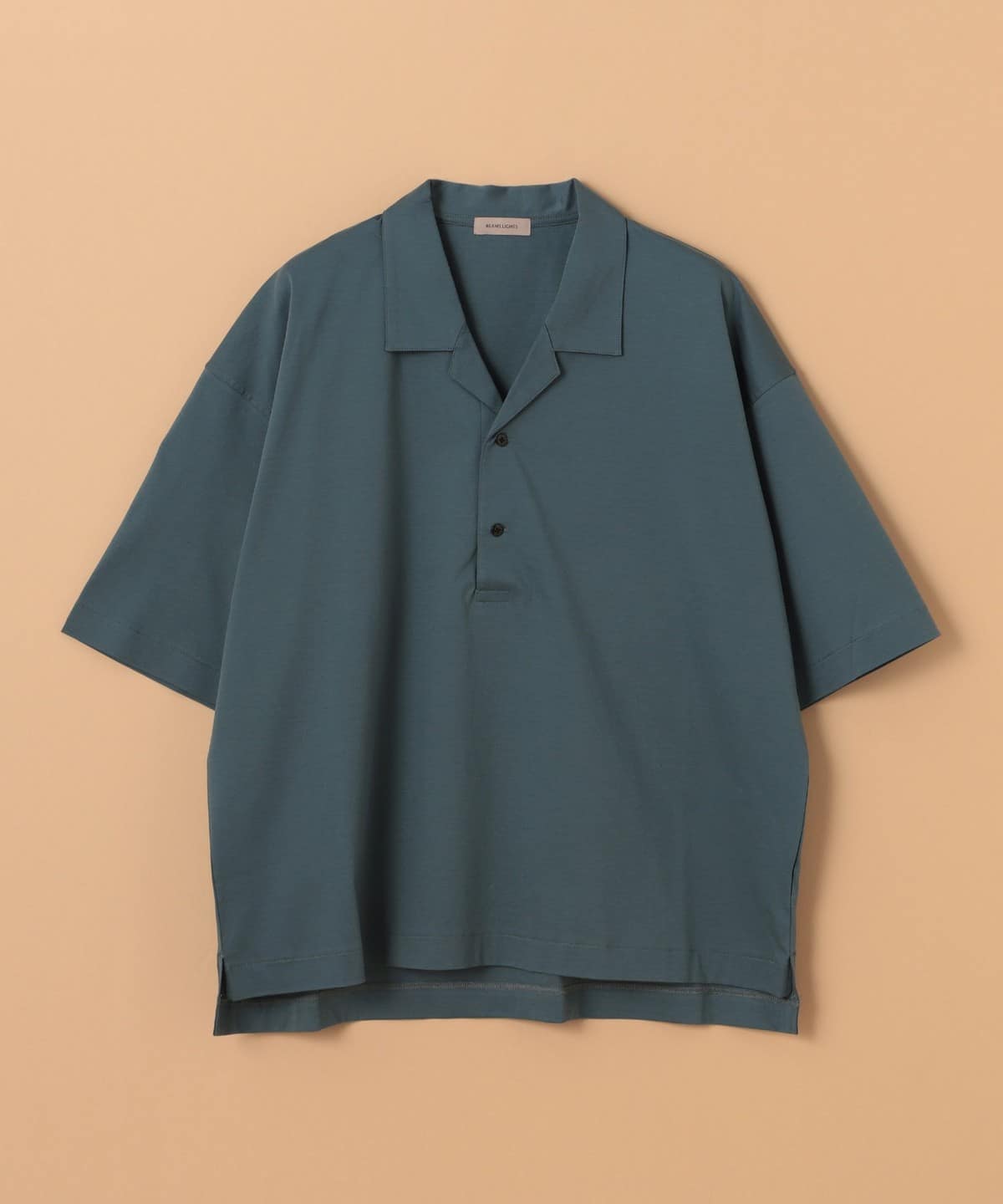 Atlast\u0026co オープンカラーポロシャツ size:42袖丈22cm