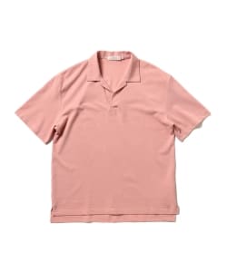 ▲BEAMS LIGHTS / コットンオープンカラーポロシャツ