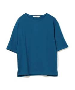 ▲BEAMS LIGHTS / 裏毛ボートネック5分袖ビッグスウェット