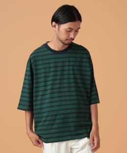 BEAMS LIGHTS / スプレンダーツイスト ボーダーTシャツ