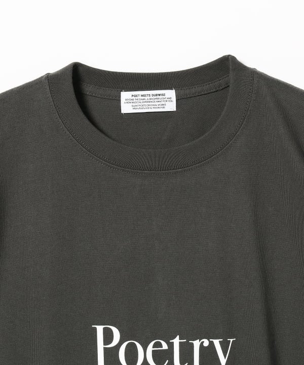 BEAMS LIGHTS（ビームス ライツ）POET MEETS DUBWISE / “POETRY” T