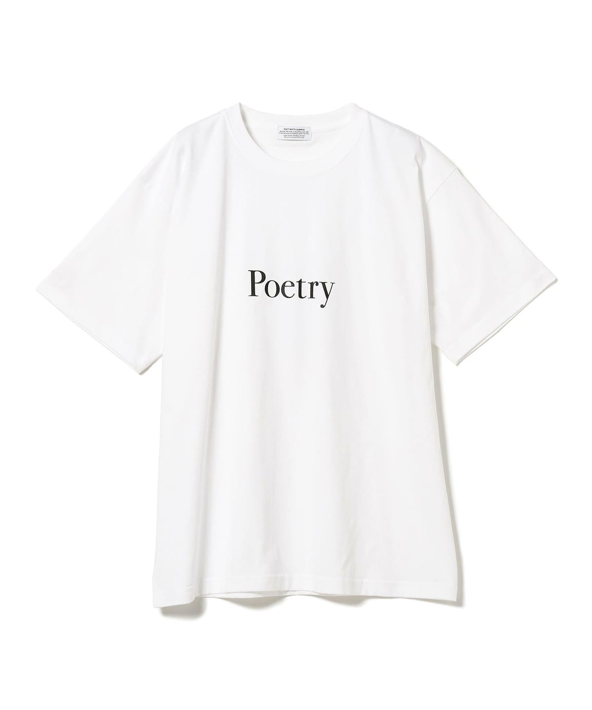 BEAMS LIGHTS BEAMS LIGHTS POET MEETS DUBWISE / “POETRY” T-shirt (T