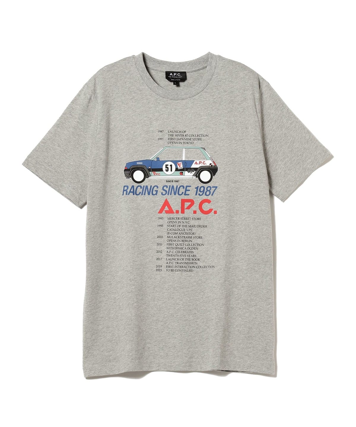 A.P.C.×BEAMS LIGHTS別注 RUE MADAME Tシャツ - Tシャツ/カットソー 