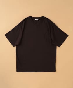 BEAMS LIGHTS / コットン スムース Vネック ジャケット Tシャツ