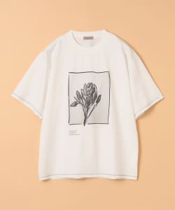 BEAMS LIGHTS / フラワーフォト プリント Tシャツ23