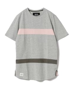 ▲NATIVE YOUTH / パネルボーダーTシャツ